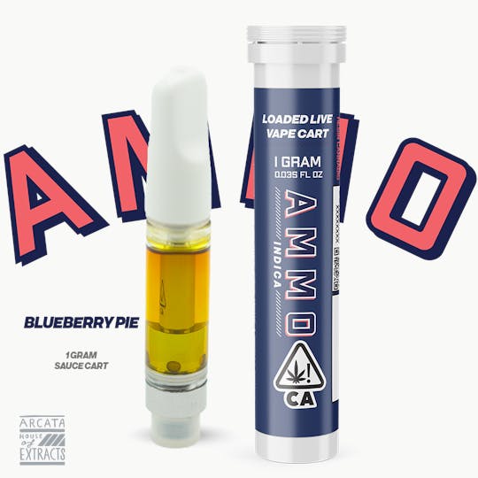 AMMO - Blueberry Pie - Loaded Live™ Resin Cart (1g) - 1