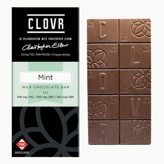 CLOVR - CLOVR Mint Milk Chocolate 1:1:1 - 100mg - 1