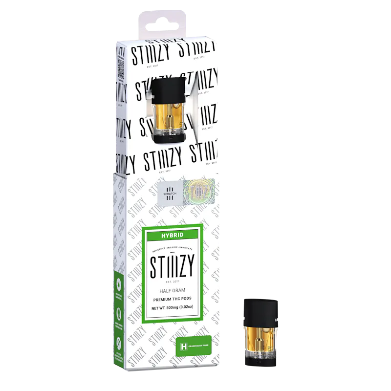 Stiiizy Granddaddy Purp - Premium Thc Pod .5G - Il pod