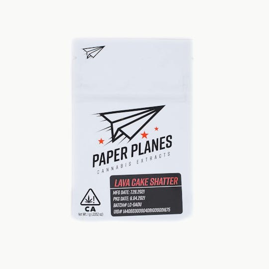 Paper Planes Extracts - Lava Cake | 1g | Shatter - 1