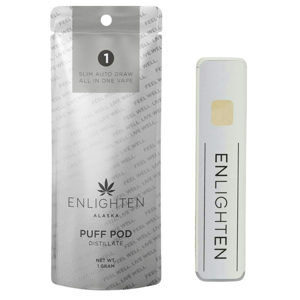 Enlighten - Lemonade Kush Distillate Puff Pod - 1g - 1