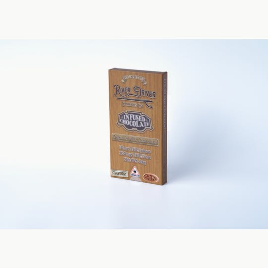River Driver Cannabis Co - Organic Strawberry Milk Chocolate Bar 100mg - 1