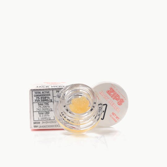 Crown Genetics - Zips By Crown Jack Herer Sugar 1G - 1