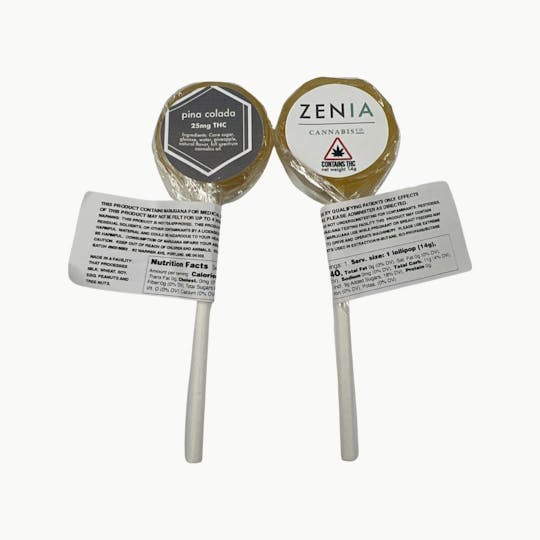 Indico - Zenia 25mg Pina Colada Lollipop - 1