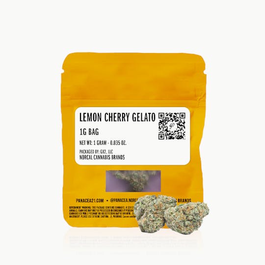 Panacea - Lemon Cherry Gelato | Indoor Flower Bags | 1g - 1