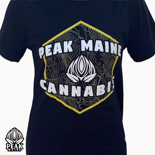 Peak Maine Cannabis - Peak Maine Topographical T-Shirt - 1