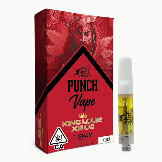 Punch Edibles & Extracts - Punch - 510 Distillate Cart - King Louie XIII OG (1g) - 1