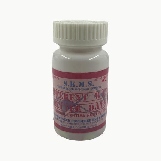 Indico - "Different Ways Better Days" Daytime Anxiety RSO Capsules - 60ct - 1