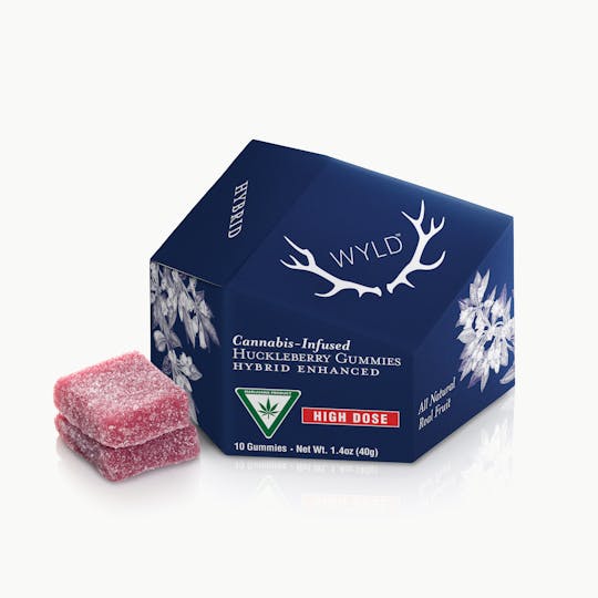 WYLD - *HIGH DOSE* Huckleberry Hybrid Enhanced Gummies | MI - 1
