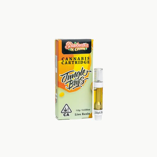 Jungle Boys - Jungle Boys | Strawberries N Cream - 1g Live Resin Cartridge - 1