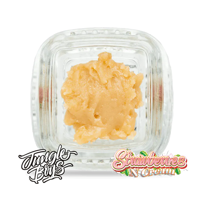 Jungle Boys Strawberries N Cream - 2.5g Full Spectrum Live Rosin Batter concentrate