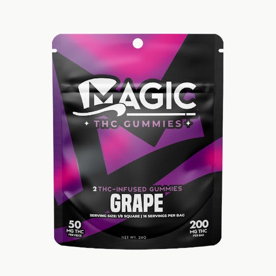 Magic Cannabis - Magic Edibles - Grape Gummies 100MG - 1