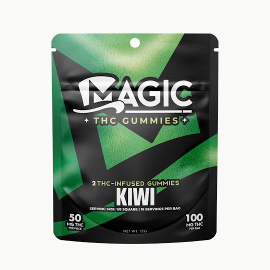Magic Cannabis - Magic Edibles - Kiwi Gummies 100MG - 1