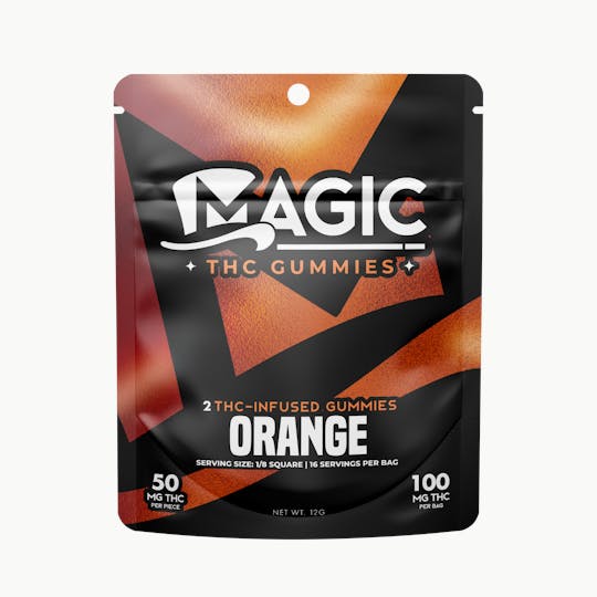 Magic Cannabis - Magic Edibles - Orange Gummies 100MG - 1