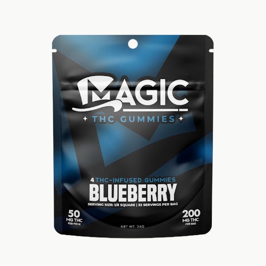 Magic Cannabis - Magic Edibles - Blueberry Gummies 200MG - 1