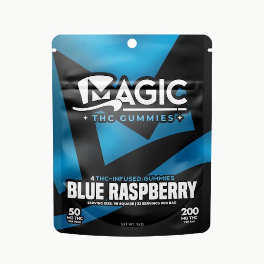 Magic Cannabis - Magic Edibles - Blue Raspberry Gummies 200MG - 1