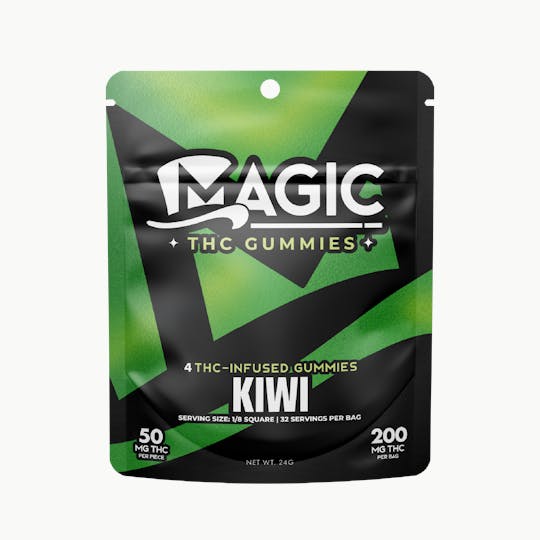 Magic Cannabis - Magic Edibles - Kiwi Gummies 200MG - 1