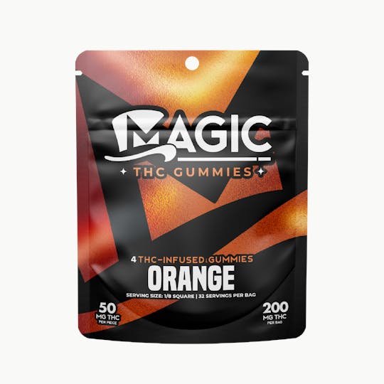 Magic Cannabis - Magic Edibles - Orange Gummies 200MG - 1