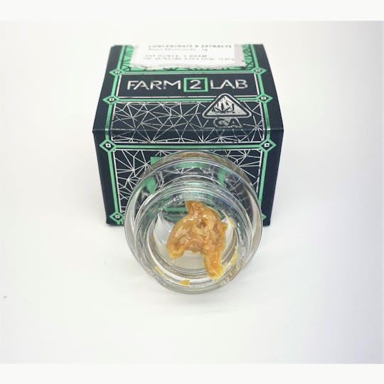 Farm2Lab - St Elmos x Rozae - 1g Rosin Badder - 1