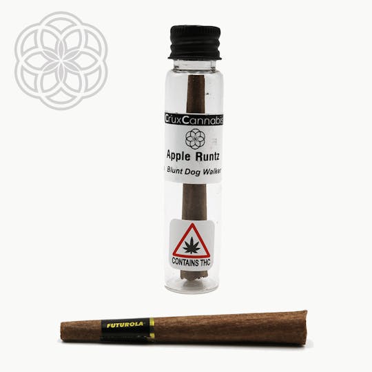 Crux Cannabis - Blunt Dog Walker - Apple Runtz .75g - 1