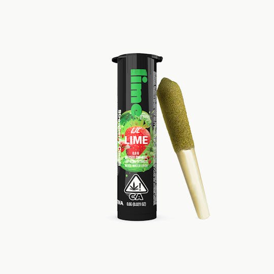 Lime - Infused Lil' Lime (.6g Sativa Mini Pre Roll) | Strawberry Cough - 1