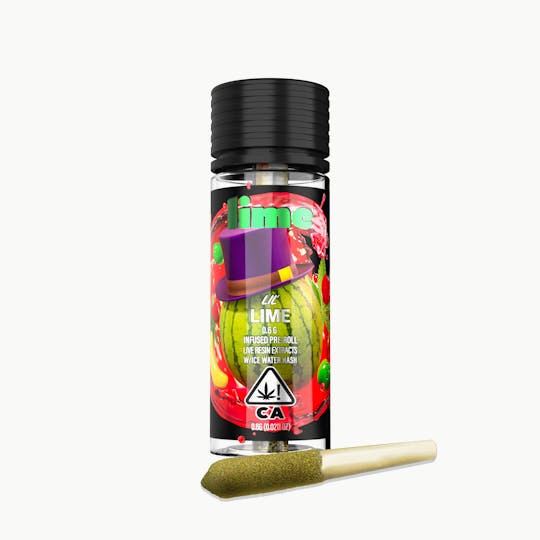 Lime - Infused Lil' Lime (.6g Hybrid Mini Pre Roll) | Watermelon Runtz - 1