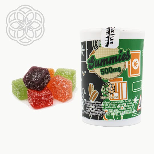Crux Cannabis - Gummies - 500mg Full Spectrum INDICA - 1