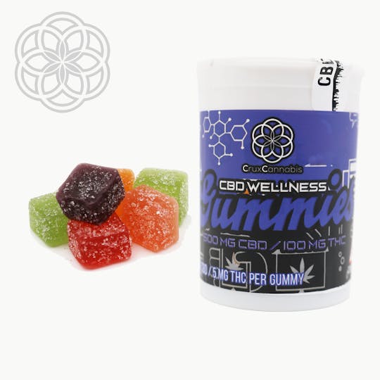 Crux Cannabis - Gummies - 5:1 CBD / THC - 1