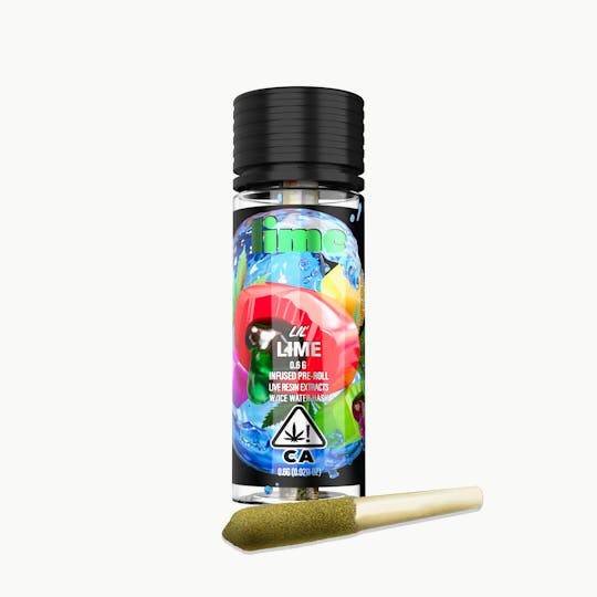 Lime - Infused Lil' Lime (.6g Hybrid Mini Pre Roll) | Gushers - 1