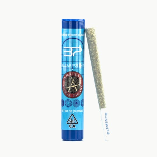 Artisan Canna Cigars - Artisan - 1 gram Prerolls - The One by Blue Print - 28% THC (I/S) - 1