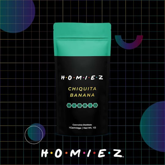 Dispo - Chiquita Banana • 1G Cartridge • HOMIEZ • MED - 1