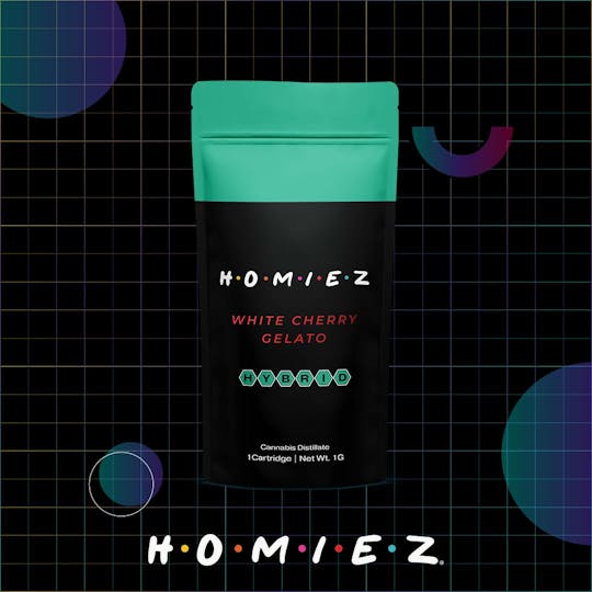 Dispo - White Cherry Gelato • 1G Cartridge • HOMIEZ • REC - 1