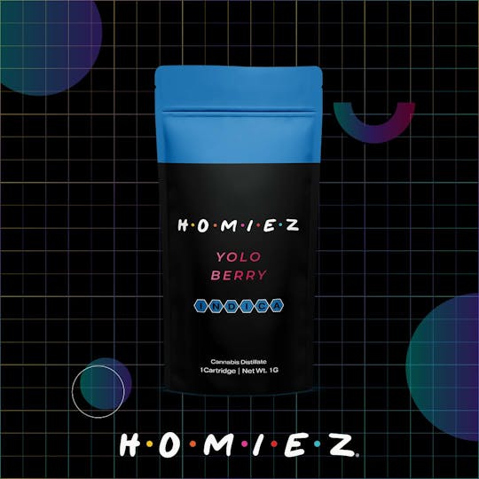 Dispo - Yolo Berry • 1G Cartridge • HOMIEZ • MED - 1