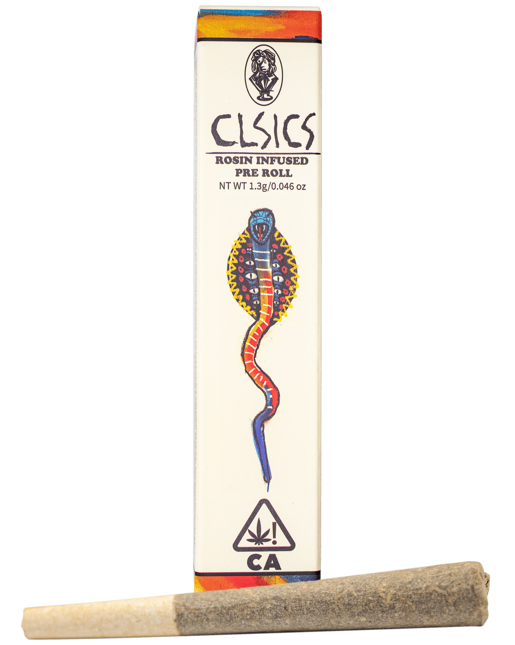 CLSICS Rosin & Rosin Infused Pre Rolls Grape Ape/Grape Cake - 1.3g ...