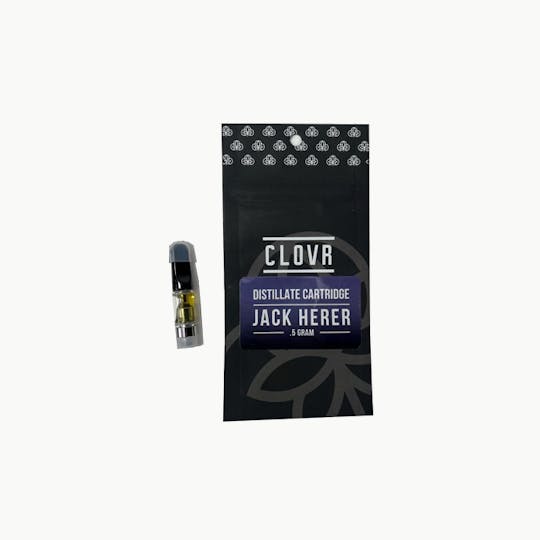 CLOVR - CLOVR - Distillate 510 Vape Cartridge - Jack Herer - 1