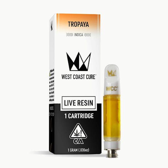 West Coast Cure - Tropaya Live Resin Cartridge - 1g - 1