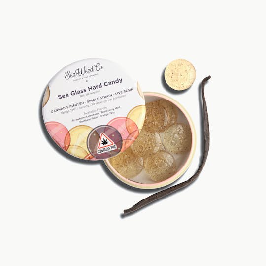 SeaWeed Co. - SWC - Sour Amnesia Haze strain - Root Beer Float Sea Glass - 100mg - 1