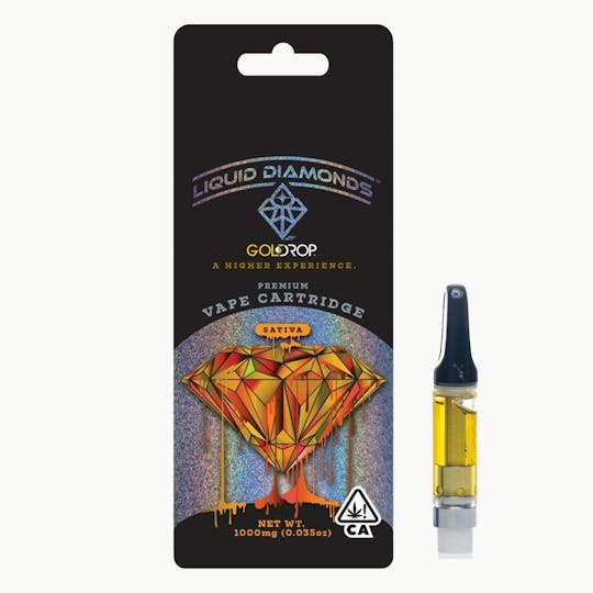 GoldDrop - Durban Poison - Liquid Diamonds® Cartridge - 1 Gram - 1