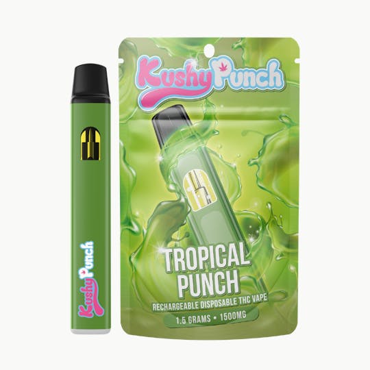 Kushy Punch - 1.5G Kushy Punch Vape - Tropical Punch - 1