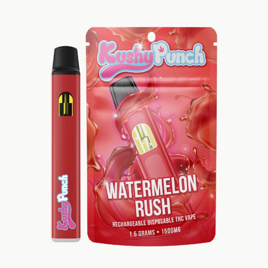Kushy Punch - 1.5G Kushy Punch Vape - Watermelon Rush - 1