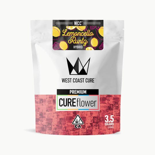 West Coast Cure - Lemoncello Runtz - 3.5g Premium Flower - 1