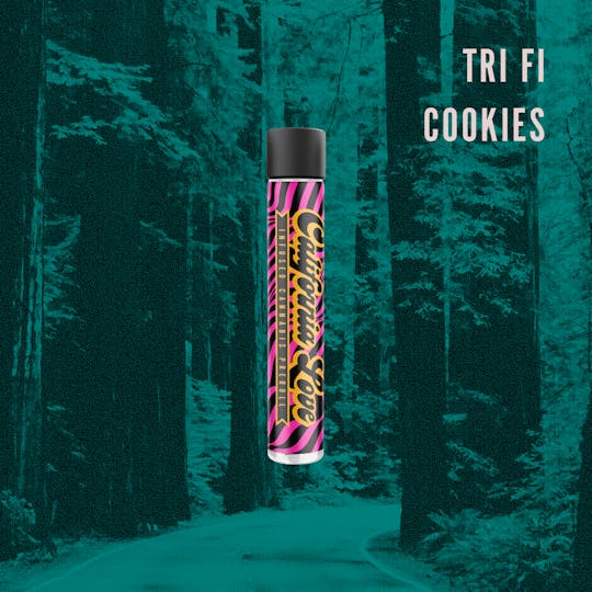 California Love - Tri Fi Cookies- Infused Preroll Indica - 1
