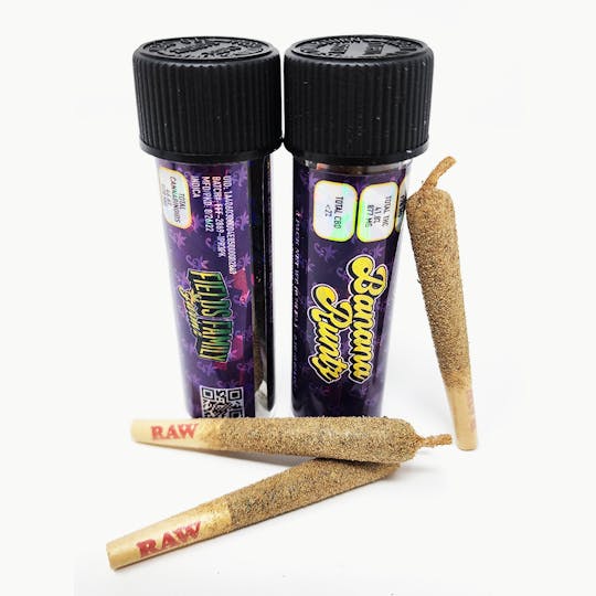 Fields Family Farmz - Banana Runtz Diamond & Kief Infused Pre-Rolls 3 Pack - 1