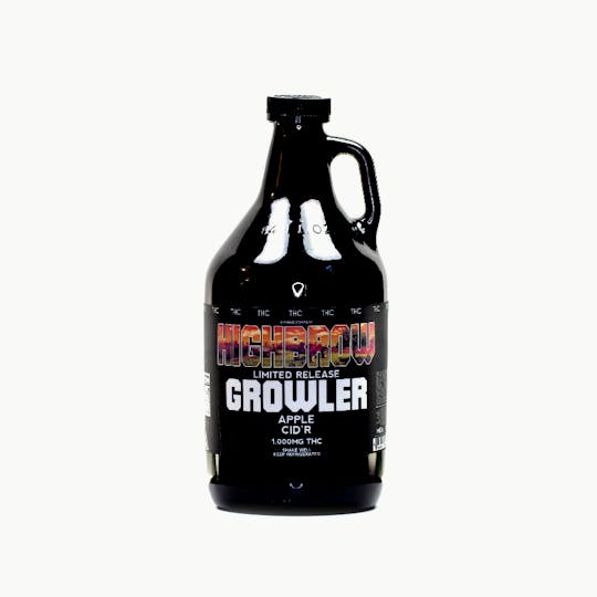 Highbrow - Highbrow Apple Cid'r Growler 1000mg - Medical - 1