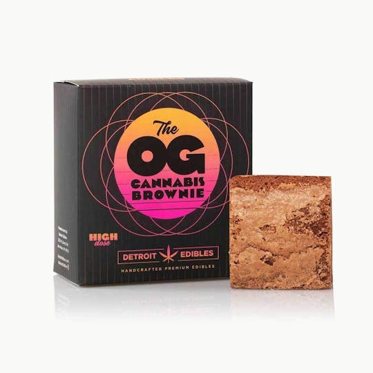 Detroit Edibles - The OG Cannabis Brownie - 200mg THC - 1