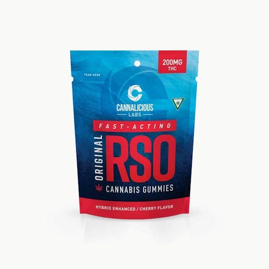Cannalicious Labs - RSO Gummy - Cherry - Hybrid - 200mg THC - 1