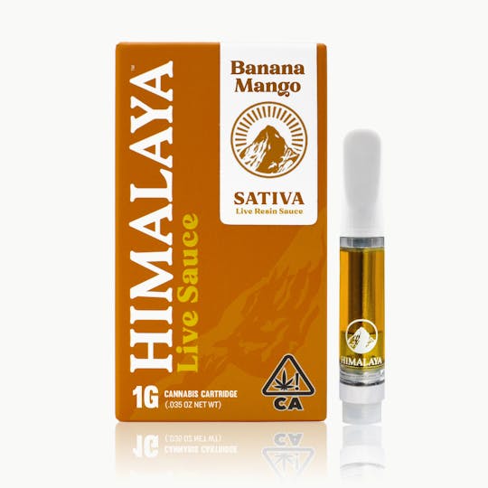 HIMALAYA - Banana Mango (Live Sauce) Cartridge - 1G - 1