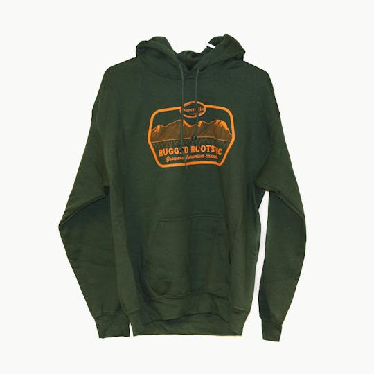 Rugged Roots - Rugged Roots - Hoodie (Green and Orange) {Medium} - 1