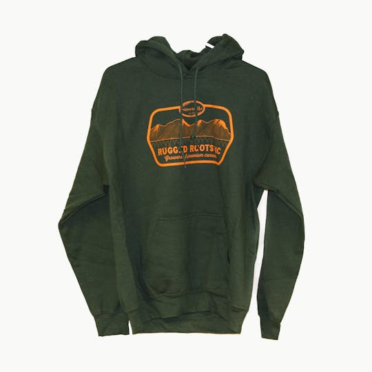 Rugged Roots - Rugged Roots - Hoodie (Green and Orange) {XX Large} - 1