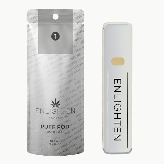 Enlighten - Banana Runtz Distillate Puff Pod - .5g - 1